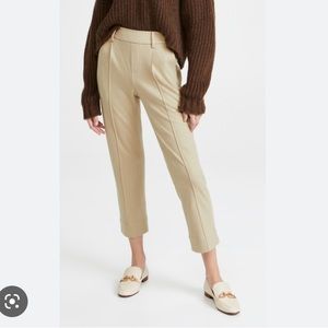 Vince wool cozy pintuck pull-on pant in fauna L